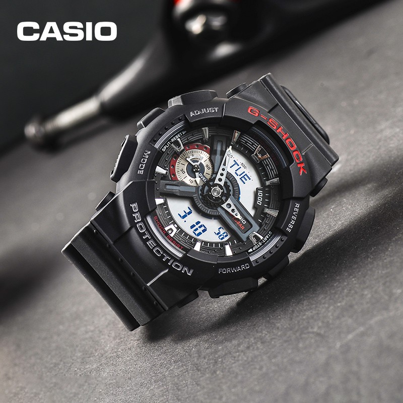 Đồng hồ nam dây nhựa Casio G-Shock chính hãng Anh Khuê GA-110-1ADR