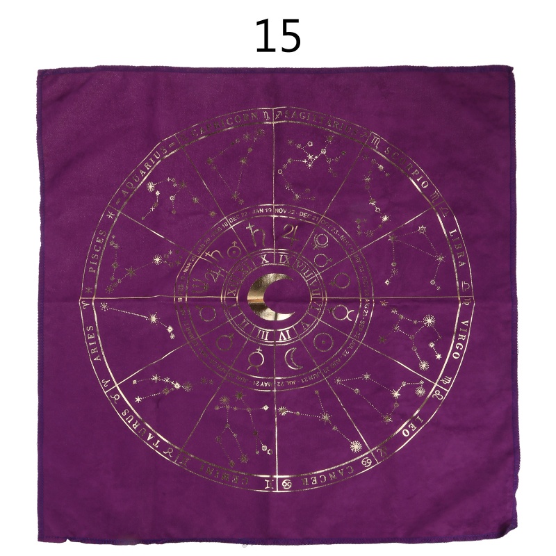 Khăn Trải Bàn Bói Tarot 19x19In Chất Lượng Cao