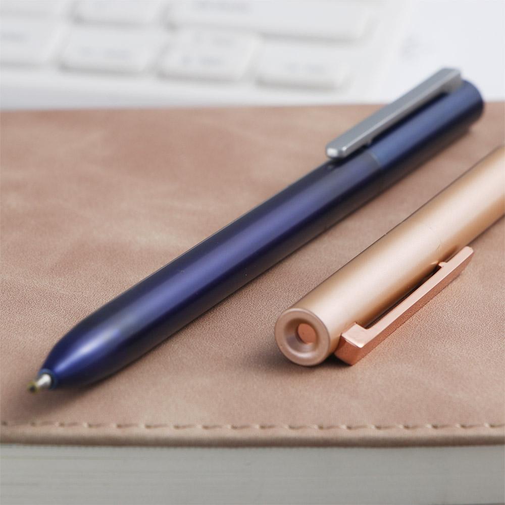 Bút Bi Mực Đen Ngòi 0.5MM Bằng Hợp Kim Nhôm Chất Lượng Cao