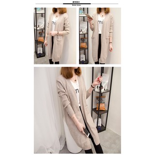 <ORDER>Áo Khoác Cardigan Dáng Dài
