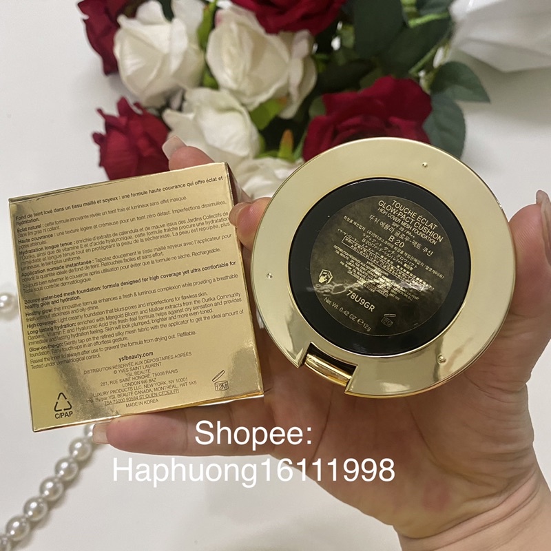 Phấn nước Cushion YSL hồng tiểu thư