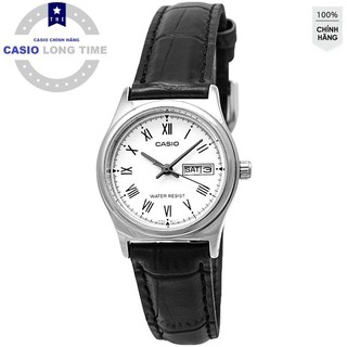 ĐỒNG HỒ NỮ CASIO LTP-V006L-7BUDF Chính Hãng - Dây da đen - bảo hành 12 tháng