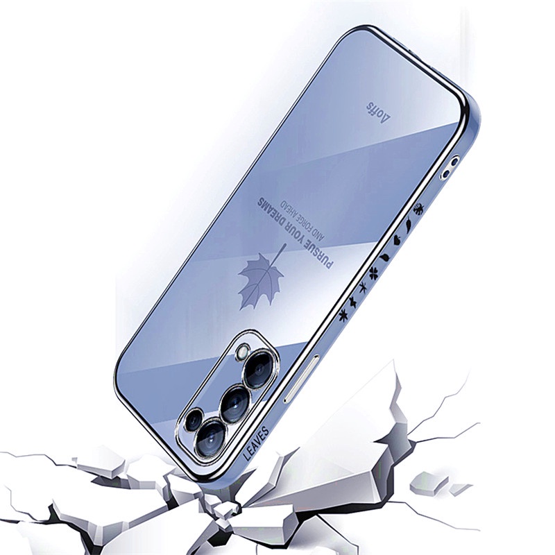 Ốp lưng điện thoại mạ sang trọng tương thích cho OPPO Reno 2 Reno 2F / 5F / 6Z / Reno 7 / 7 Pro / Reno 3 / Reno 4 / Reno 5 / 5 Pro Với bảo vệ ống kính máy ảnh silicone chống sốc Vỏ mềm case