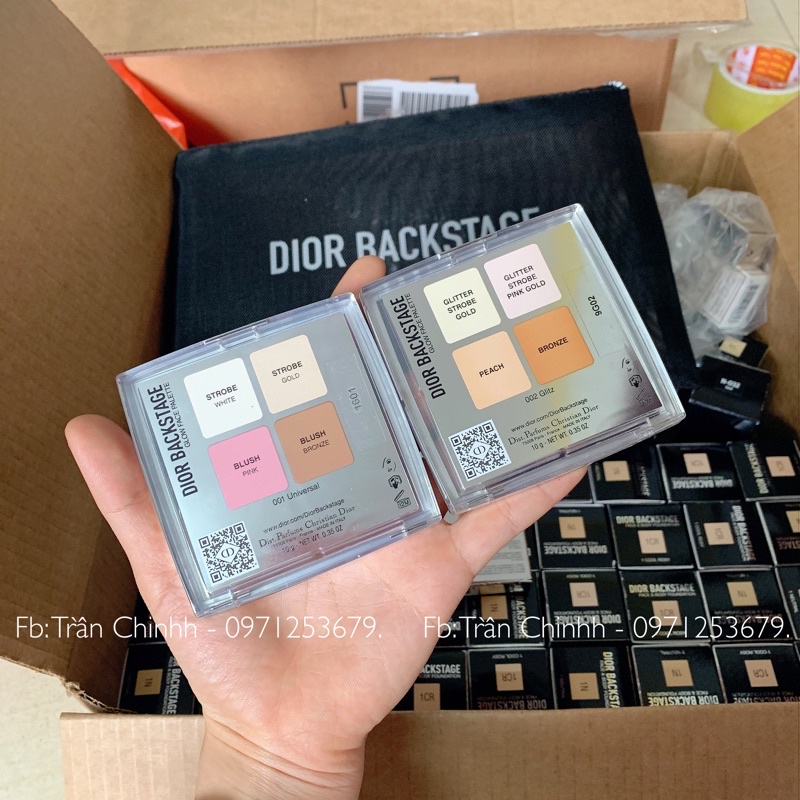 Bill US - Bảng phấn bắt sáng 4 ô Highlight Dior Backstage Glow Face Palette
