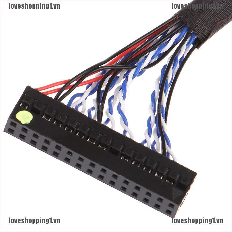 Dây Cáp LVDS Cố Định-30P-S6 30pin 2 ch 6-bit dual 6bit Màn Hình LCD