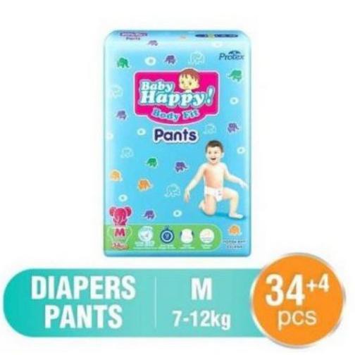 Quần Dài Lưng Thun Cho Bé Size M 34 + 4 / Pampers