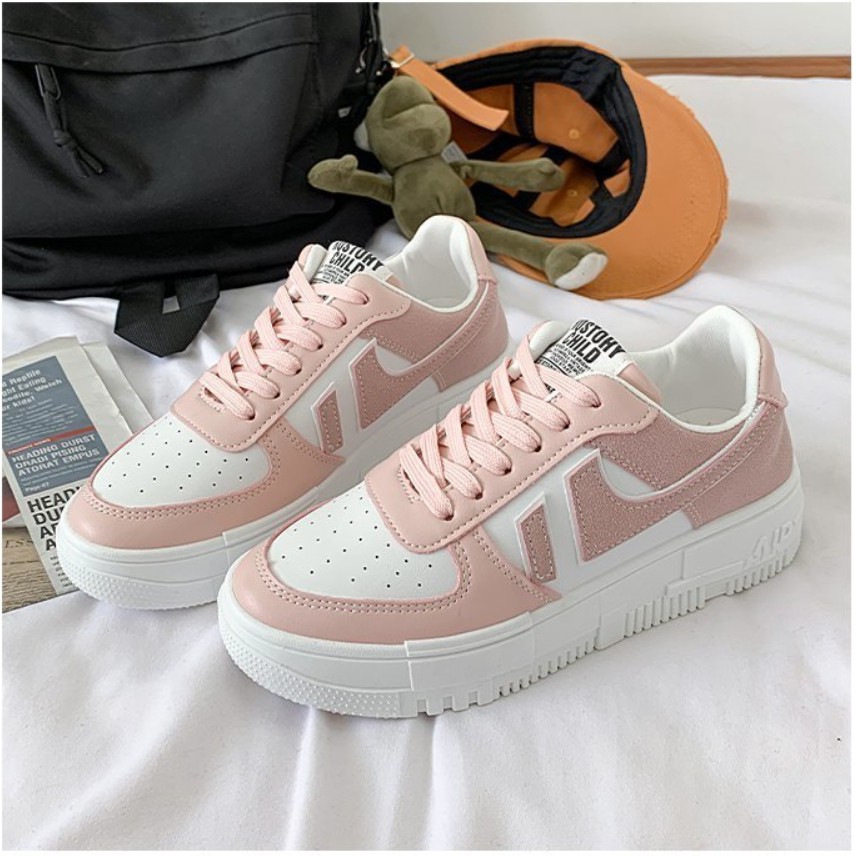 Giày Thể Thao Sneaker Nữ Học Sinh Phối Màu Đẹp Hot Trend G 130