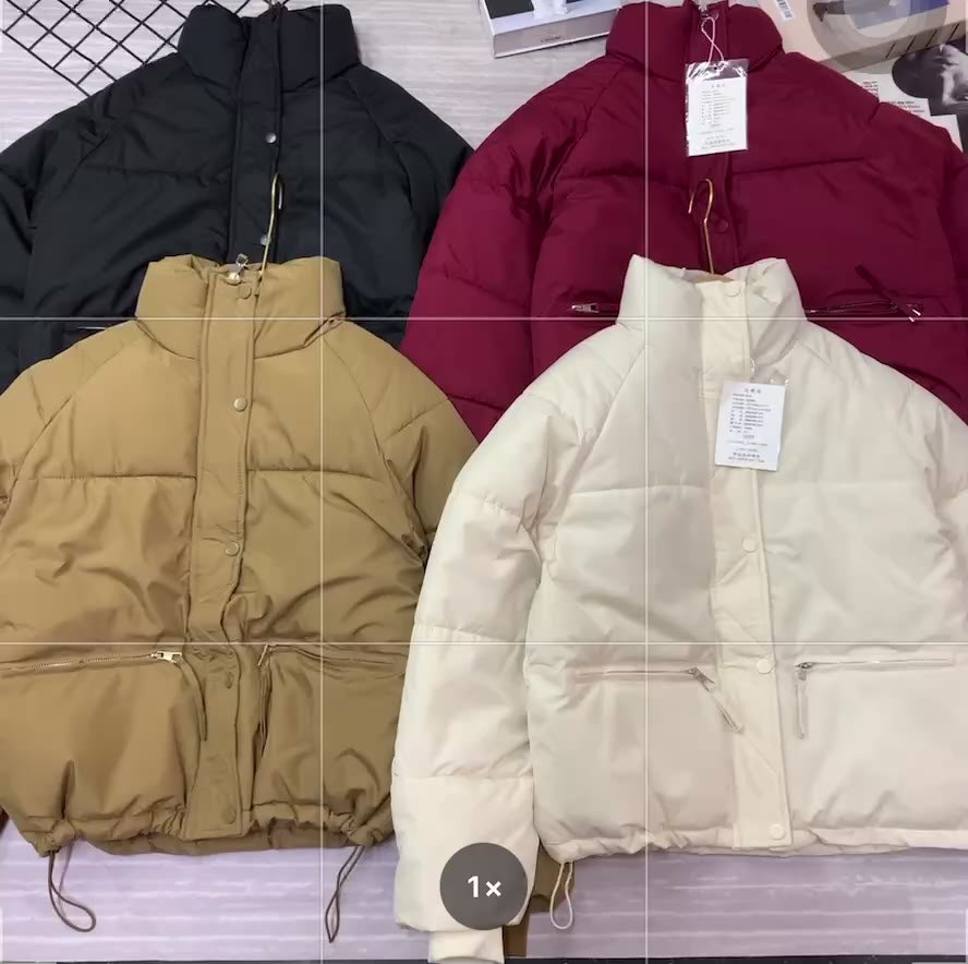 Áo phao béo dáng lửng cúc cài hàng Quảng Châu A1451N Nhung Nhớ Boutique | BigBuy360 - bigbuy360.vn