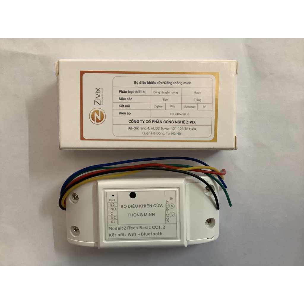 Bộ điều khiển cửa cổng thông minh zitech, điều khiển wifi cổng tự động cửa cuốn