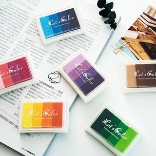 Hộp Mực Đóng Dấu Nhiều Màu Sắc Sáng Tạo Thú Vị
