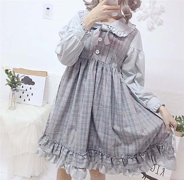 [CÓ SẴN] Đầm Lolita Nhật Bản dáng xoè (kèm video) | BigBuy360 - bigbuy360.vn