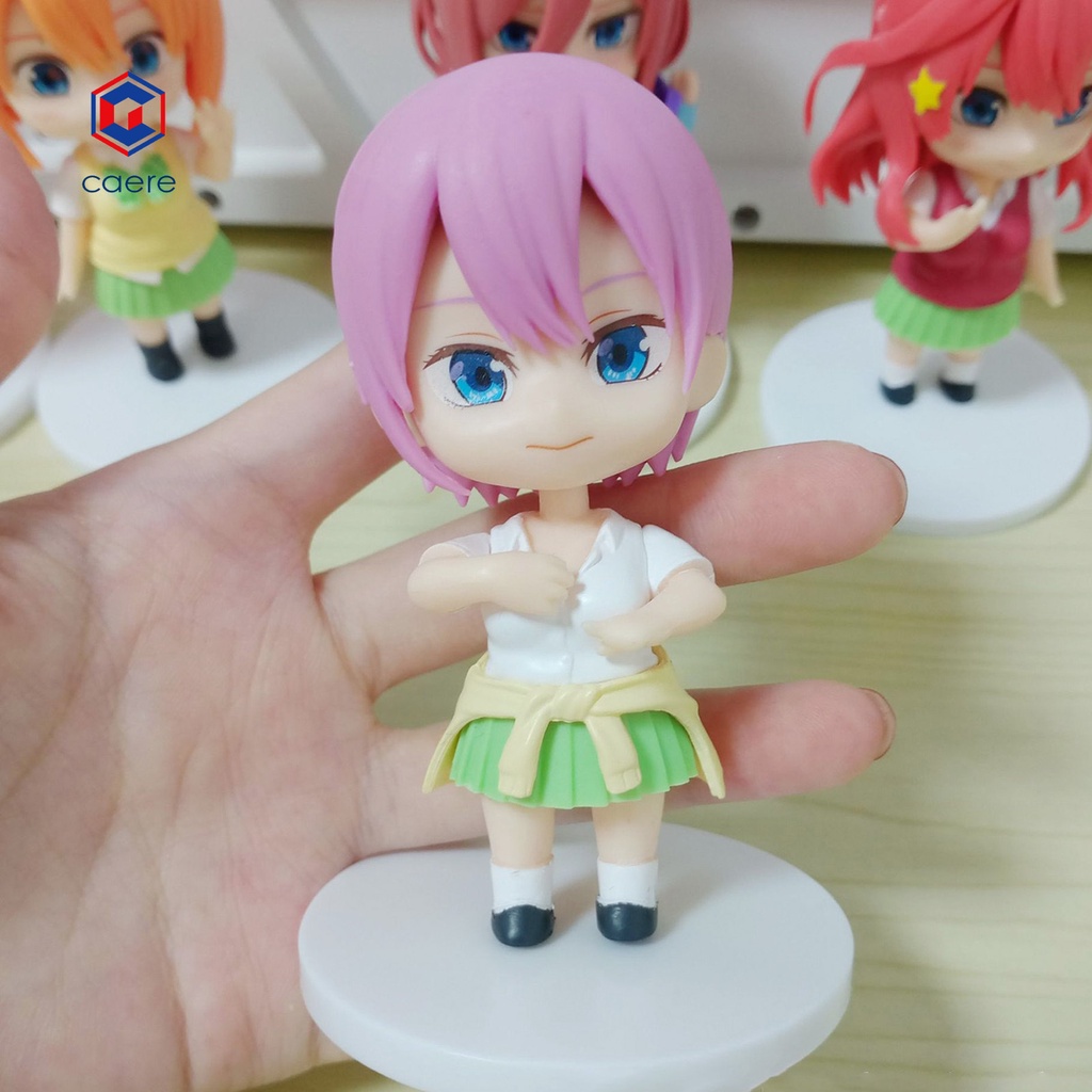Mô hình búp bê Nakano Ichika Nino Yotsuba Itsuki bằng nhựa PVC trang trí nhiều màu sắc