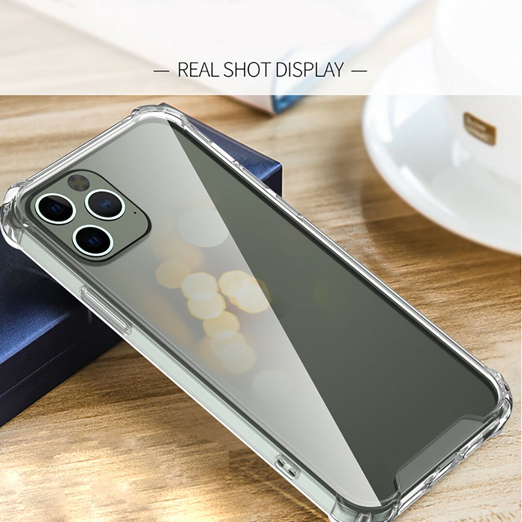 Shockproof Armor Clear Case For iPhone 12 Pro Max 11 pro Max / Transparent Phone Cases Airbag Cover