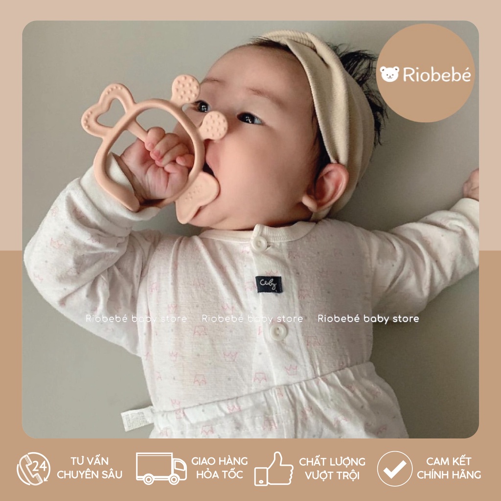 Gặm nướu Mamastem Jemjem Monster cho bé từ 2 tháng trở lên (2M+) [Hàng chuẩn Air - Nội địa Hàn]