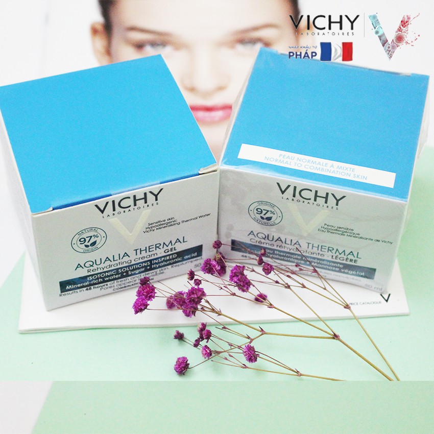 Kem dưỡng và Gel dưỡng ẩm VICHY Aqualia Thermal Rehydrating