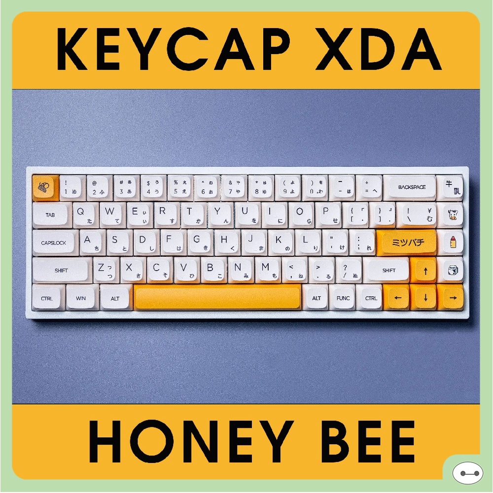 BỘ NÚT KEYCAP BÀN PHÍM CƠ IN HÌNH CHẤT LIỆU PBT, ABS LẮC ĐẦU