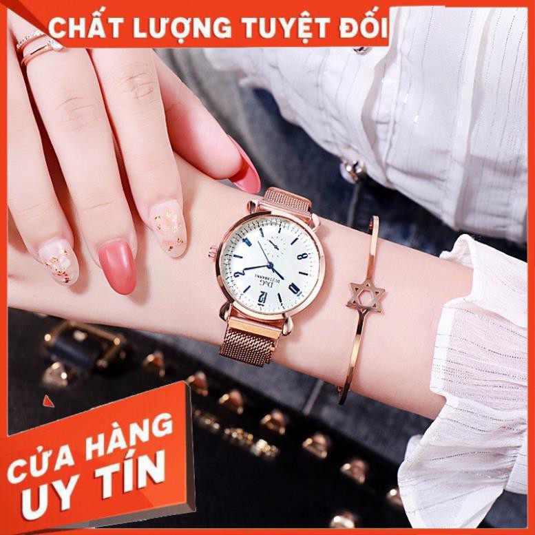 [FREESHIPXTRA] Đồng hồ thời trang nữ D&G dây nam châm vĩnh cửu, mặt số dể dàng xem giờ, vát cạch cực đẹp ( Mã: ADG01)