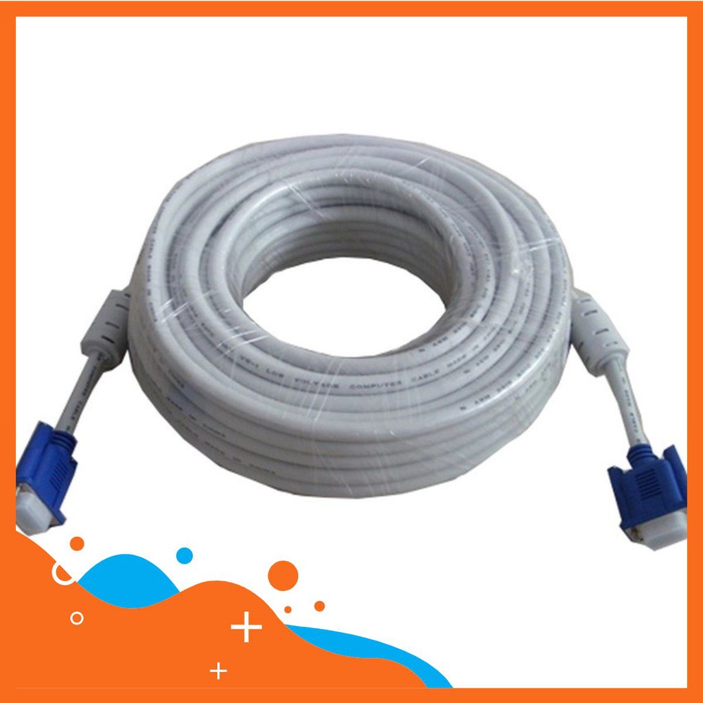 [HÀNG CHÍNH HÃNG]-Vga 15m 3+5 trắng hàng chất lượng