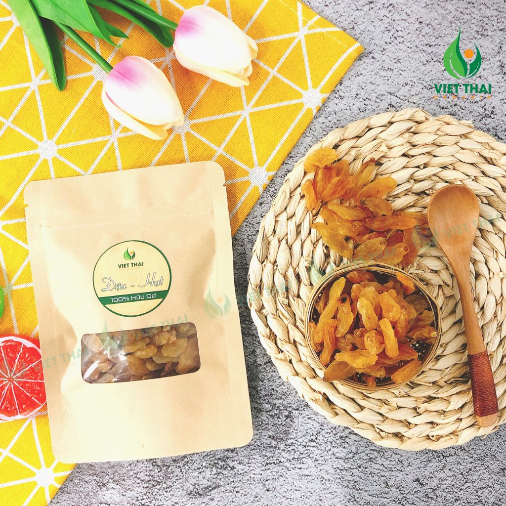Nho Khô Vàng Úc (Gói Nhỏ 50g) Ăn kèm ngũ cốc, hạt, yến mạch, rau salad, ăn kèm sữa tươi...