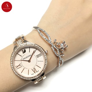 [COMBO] Đồng hồ nữ SWRK cao cấp 34mm & Lắc tay thời trang + Tặng hộp đựng đồng hồ & Pin
