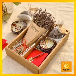[TẶNG THIỆP] Bộ quà tặng handmade lavender Happy Gift Box