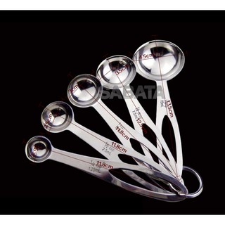 BỘ MUỖNG ĐONG INOX 5 chiếc