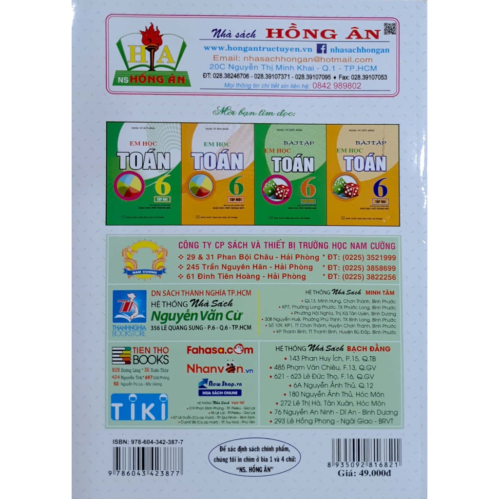 Sách - Toán Cơ bản và Nâng cao 6 tập 2 (Biên soạn theo Chương trình Giáo dục phổ thông mới)