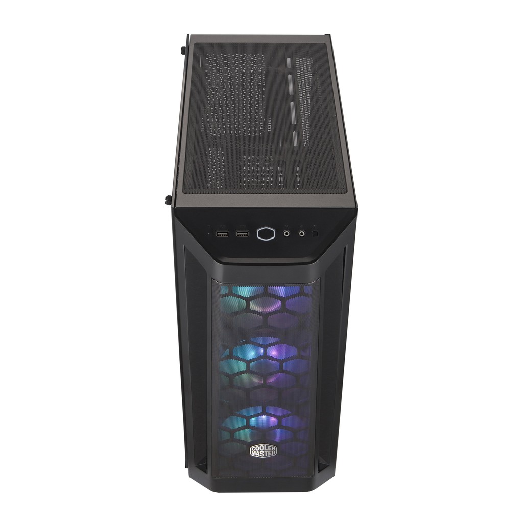 Vỏ Case Máy Tính Cooler Master MasterBox MB511 TG ARGB - Hàng chính hãng BH 24 tháng, kèm sẵn 3 quạt tản nhiệt LED Argb