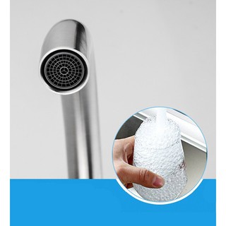 Vòi rửa chén nóng lạnh, Vòi rửa bát nóng lạnh số 7 inox 304