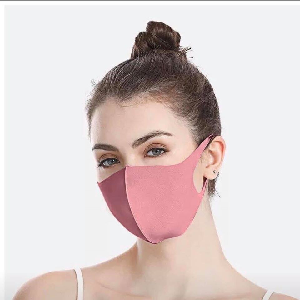 Khẩu Trang Vải PoLy Vải Su - Phù Hợp Cả Nam &amp; Nữ