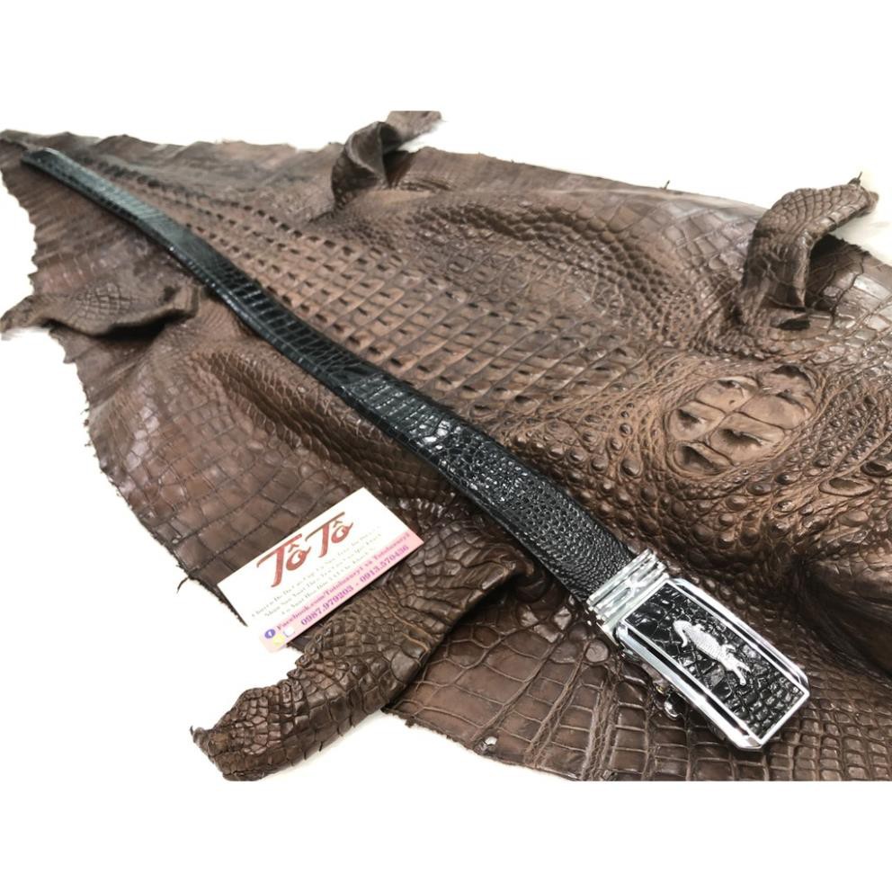 Thắt lưng liền bụng da cá sấu giá Sốc mua hàng tại xưởng sản xuất giá rẻ hơn 1/3 so với giá thị trường  ྇