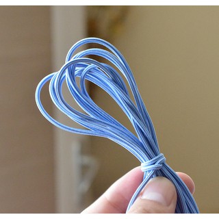 Set 10 dây thun buộc tóc co giãn nhiều màu 2mm