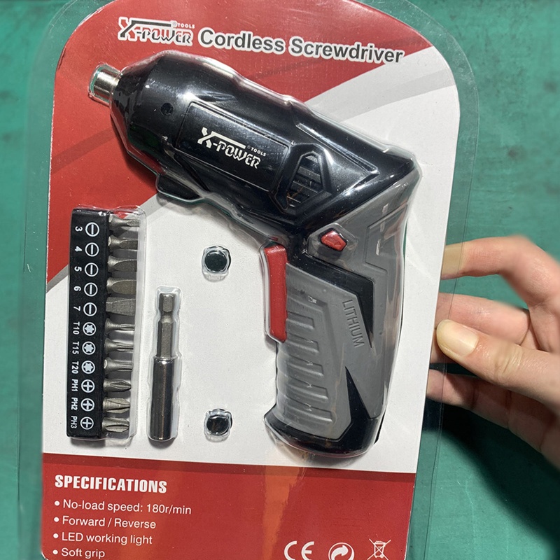 Máy Khoan Điện Không Dây Từ Tính 3.6V Chuyên Dụng Cho Đèn LED