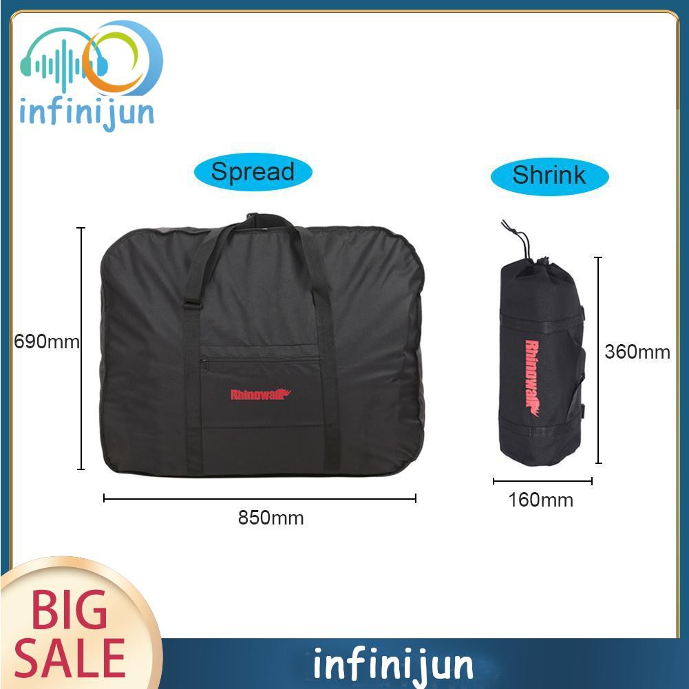 RHINOWALK 20&quot; Big Folding Bike Carrier Carry Packing Bag Foldable Bicycle Transport Bag Waterproof