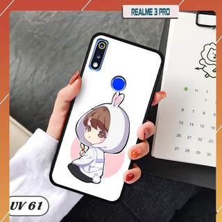 Ốp điện thoại Realme 3 Pro - lưng nhám viền dẻo