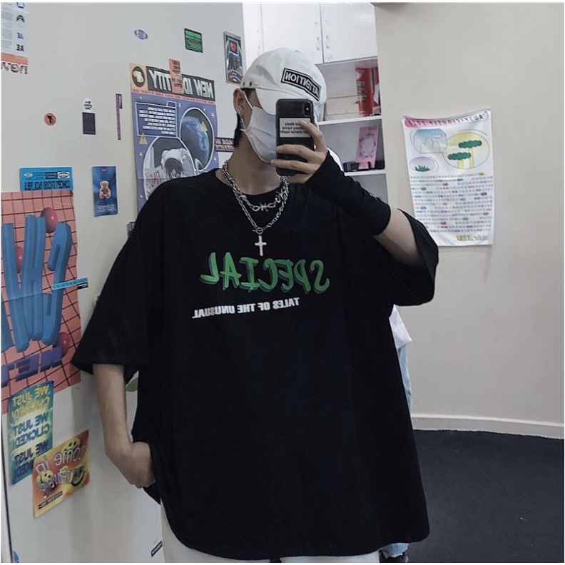 Áo Phông Tay Lỡ Form Rộng SPECIAL Oversize Phong Cách Cá Tính,Áo Phông Special Unisex Nam/Nữ Hot Hit