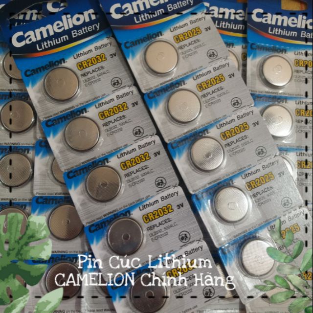 Pin Cúc Lithium CAMELION hoặc MAXELL  CR2025/CR2032 /CR2016