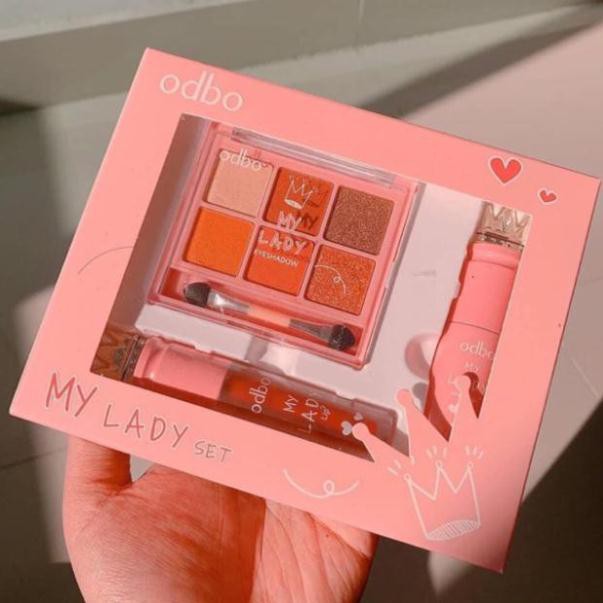 SET ODBO PHẤN MẮT + MASCARA + SON