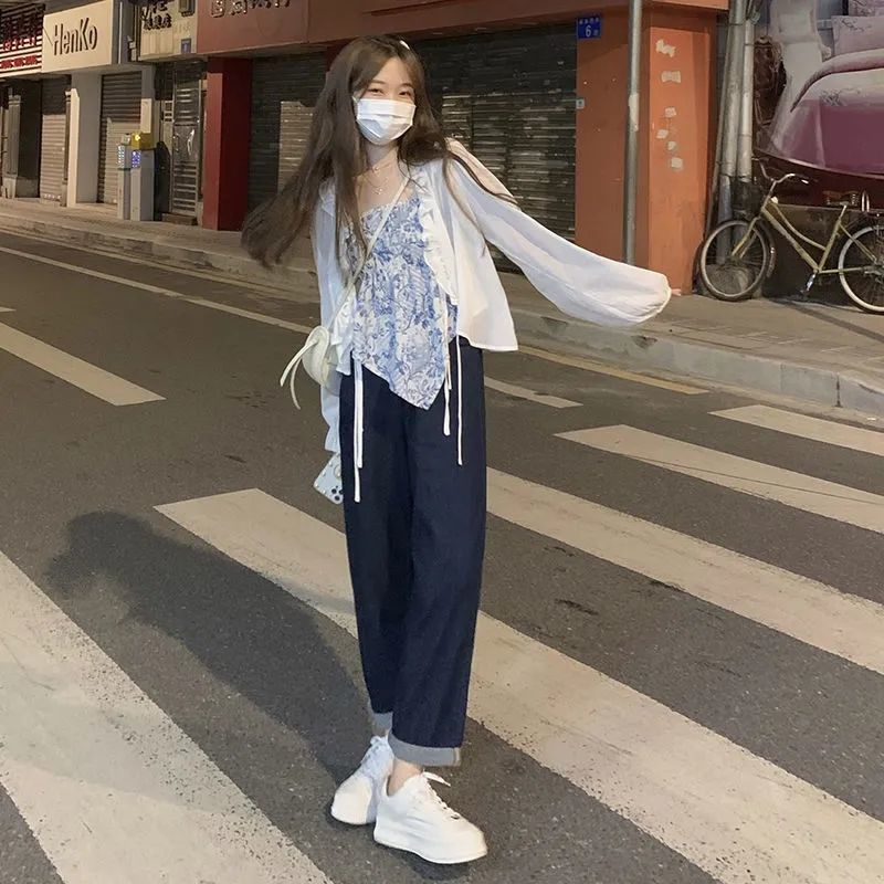Áo Khoác Cardigan Ngắn Dáng Rộng Tay Dài Chống Nắng Thời Trang Mùa Hè Dễ Phối Đồ Cho Nữ 2022
