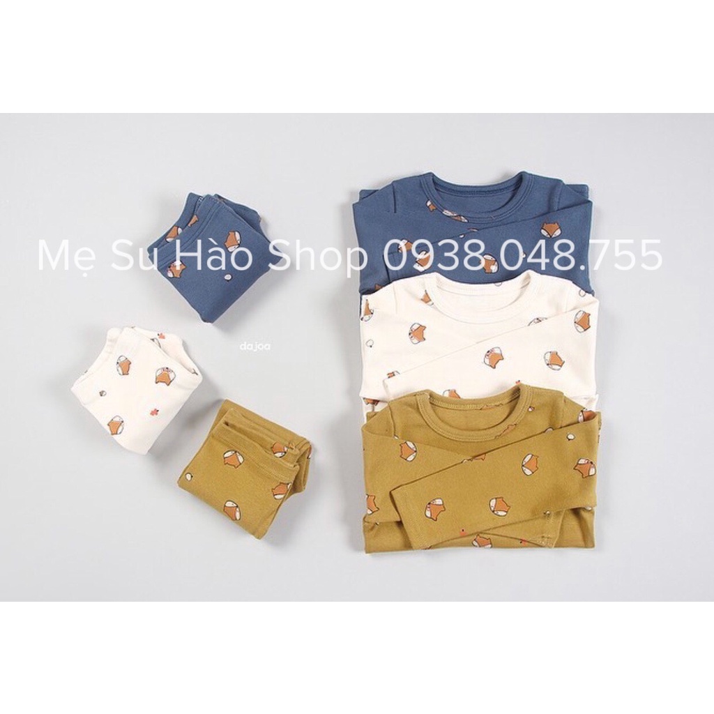 BỘ DÀI TAY TRẺ EM HÃNG DAJOA HÀN QUỐC MẪU CÁO RẤT XINH