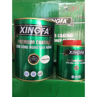 Sơn công nghiệp đa năng 2 thành phần XINGFA - sơn sắt mạ kẽm 2 thành phần ( Bộ/1kg)