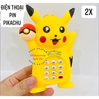 Đồ chơi điện thoại pikachu dùng pin phát nhạc