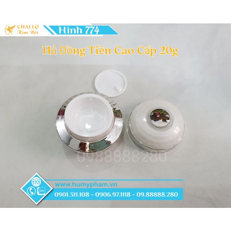 HỦ ĐỰNG KEM FACE ĐỒNG TIỀN CAO CẤP 12g