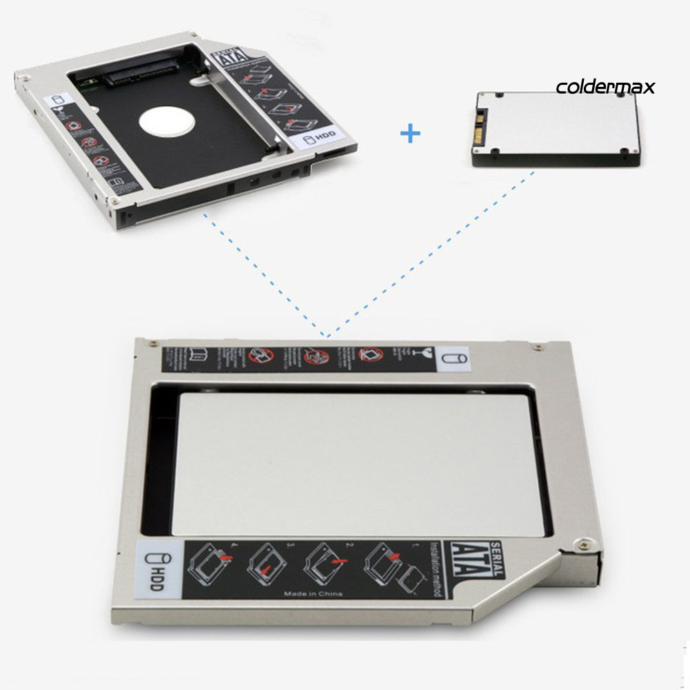 Khay Đựng Ổ Cứng Ssd Sata3 Bằng Hợp Kim Nhôm 9.5mm | BigBuy360 - bigbuy360.vn