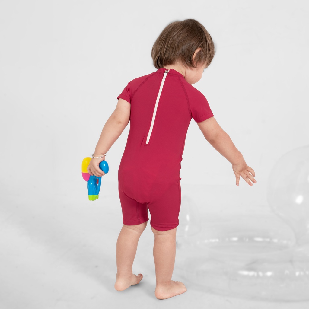 Bộ bơi liền ngắn tay - BU Aqua