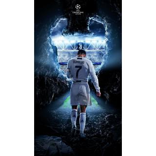 Poster Trang Trí Hình Cristiano Ronaldo Real Madrid Cr7