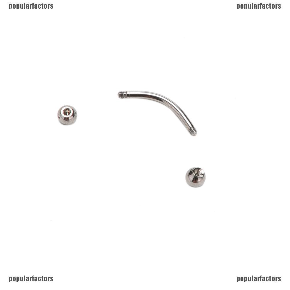 Khuyên Xỏ Lông Mày Cong Độc Đáo