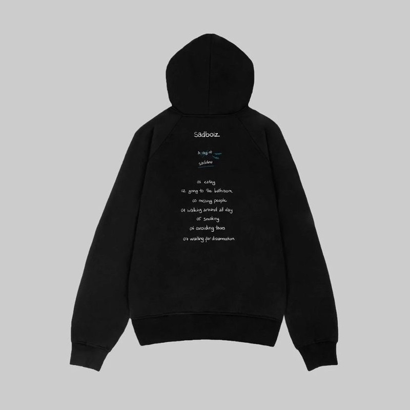 Áo hoodie SADBOIZ SADDINO BLACK/SADBOIZAINTCRY | BigBuy360 - bigbuy360.vn