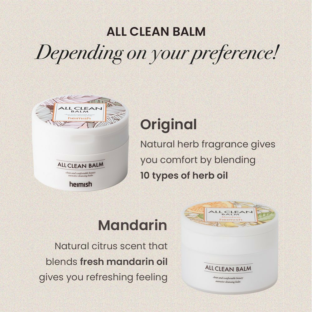 Sáp tẩy trang HEIMISH ALL CLEAN BALM MANDARIN