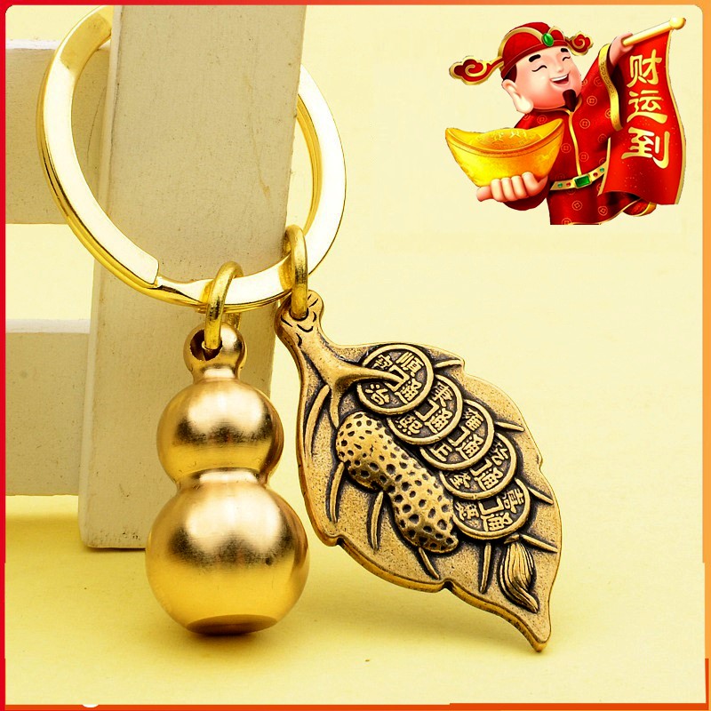 Móc Khóa Xe, Móc Khóa Nhà Màu Vàng Gold Đúc Sang Trọng, Đem Lại Tài Lộc, May mắn Cho Chủ Nhân [Đủ Kiểu Lựa Chọn]